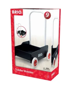 Brio Lære-gå-vogn, sort - FSC®- Gåvogne & Aktivitetsborde