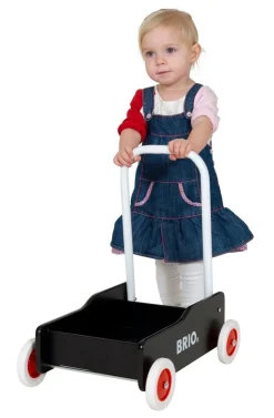 Brio Lære-gå-vogn, sort - FSC®- Gåvogne & Aktivitetsborde