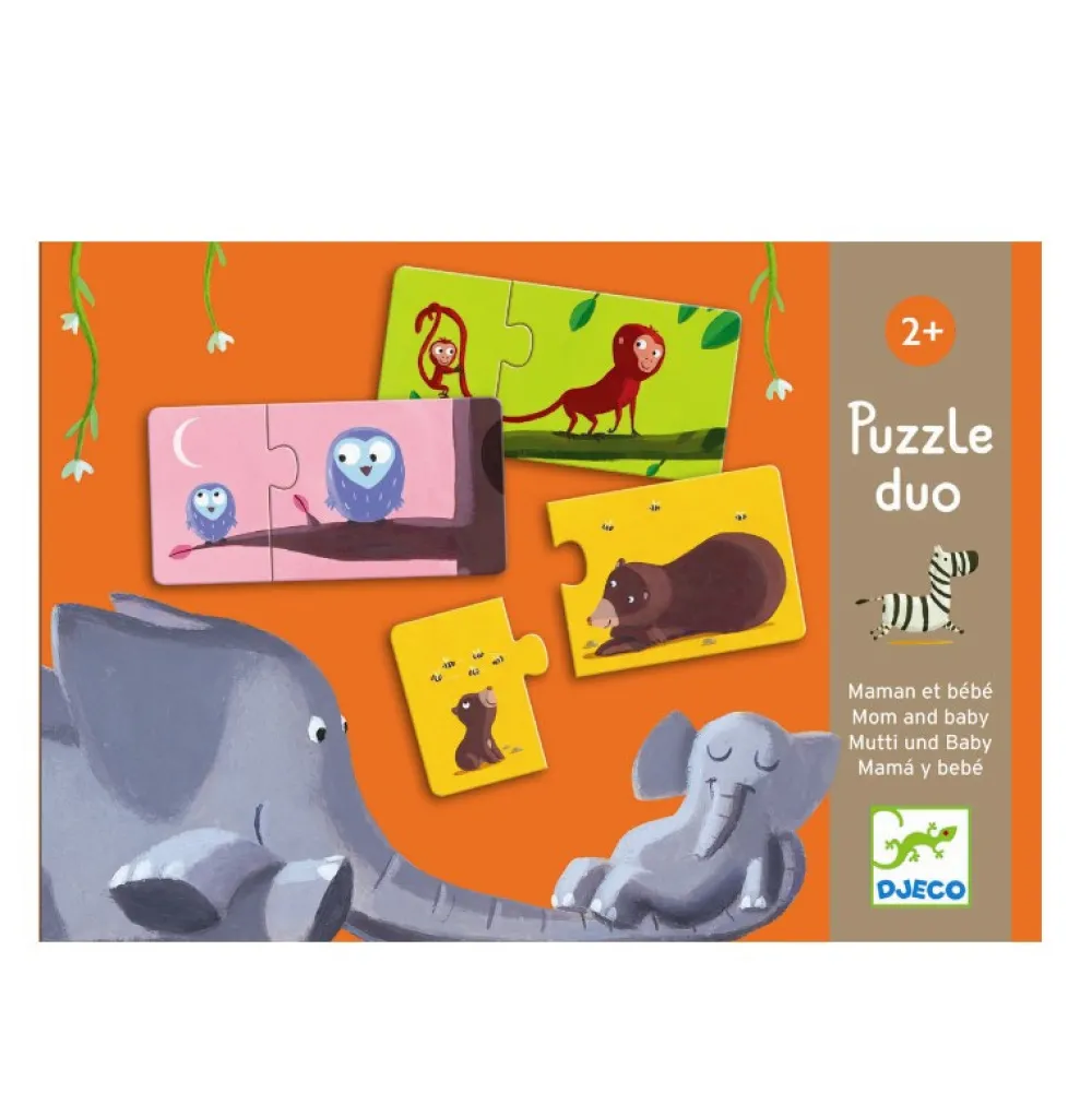 Djeco Lærespil, mor og barn.- Puslespil