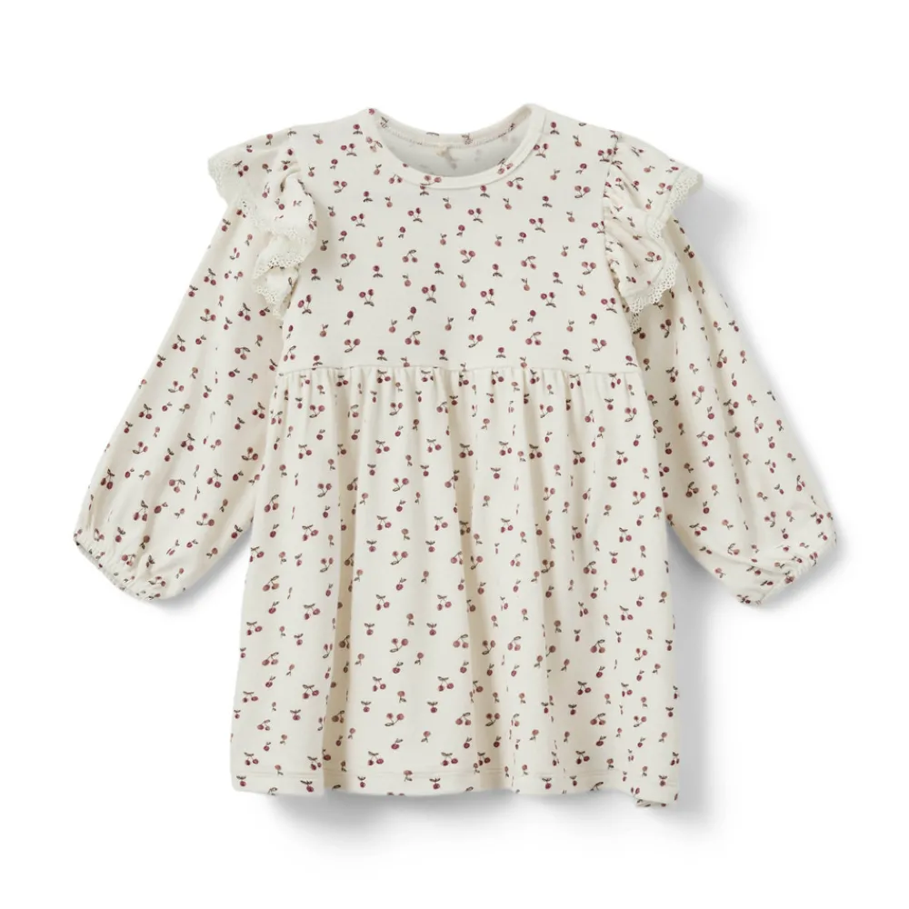 Sofie Schnoor Kids Lula Kjole - Cherry- Kjoler