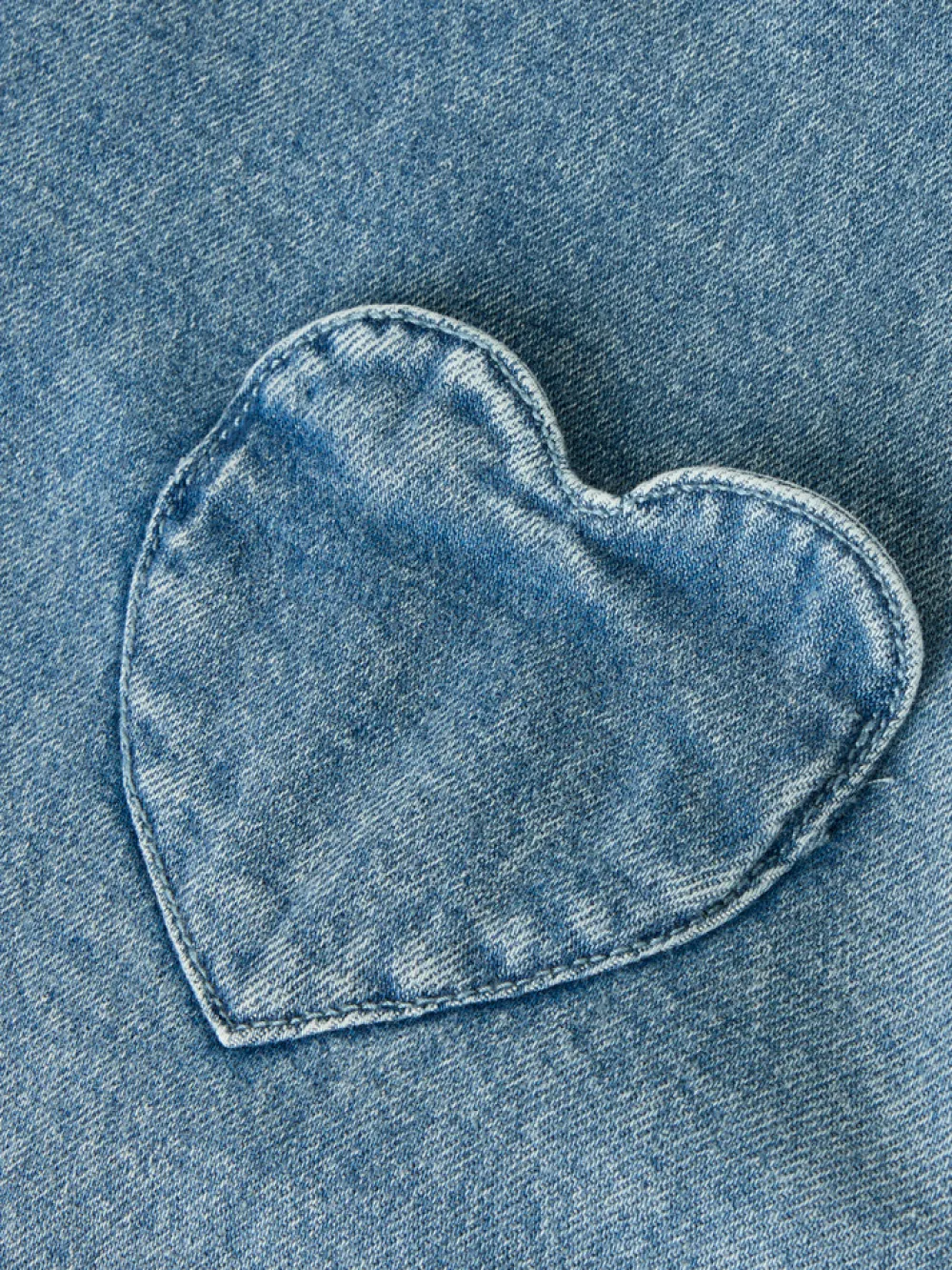 Lil' Atelier Lulia Denim Spencer - Medium blue denim- Kjoler