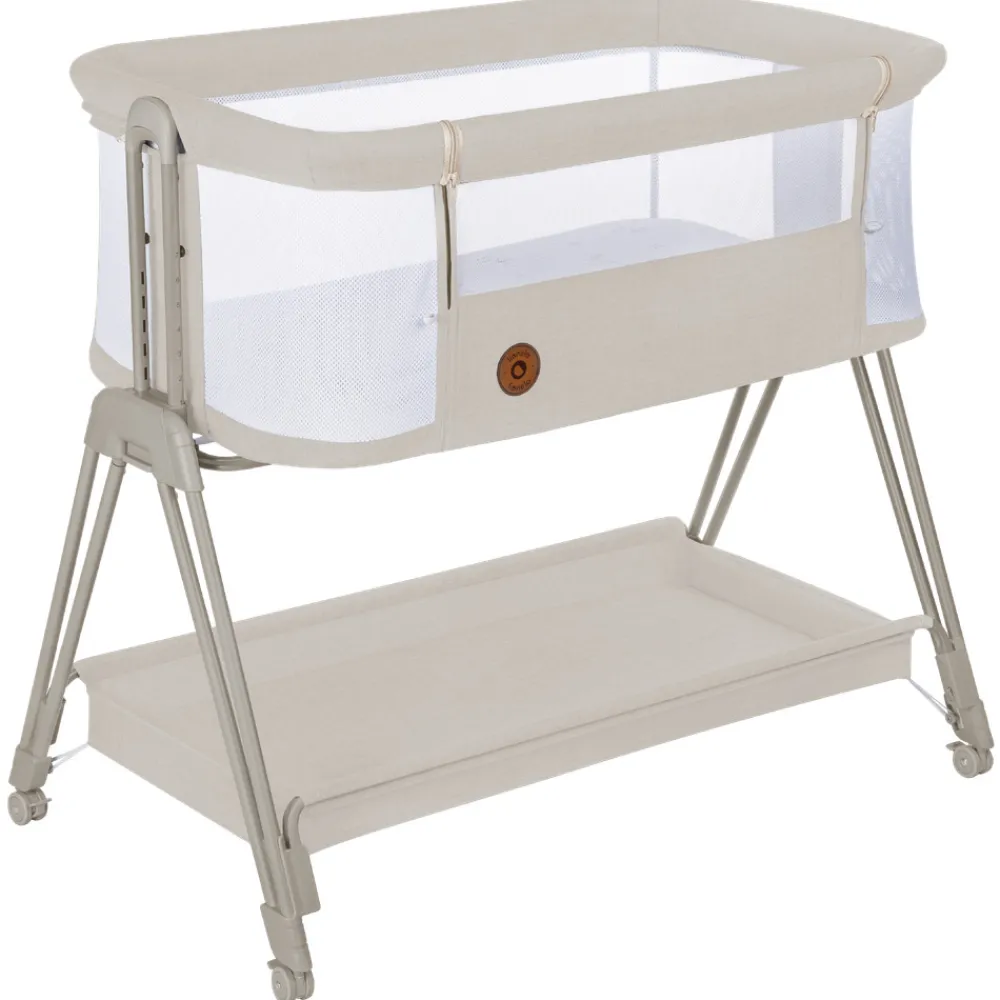 Lionelo Luna vugge - beige-Børn Side By Side Senge