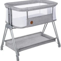 Lionelo Luna vugge - grå-Børn Side By Side Senge