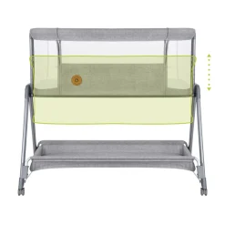 Lionelo Luna vugge - grå-Børn Side By Side Senge