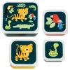 A Little Lovely Company Lunch & snack box sæt - jungle tiger- Madkasser & Drikkedunke