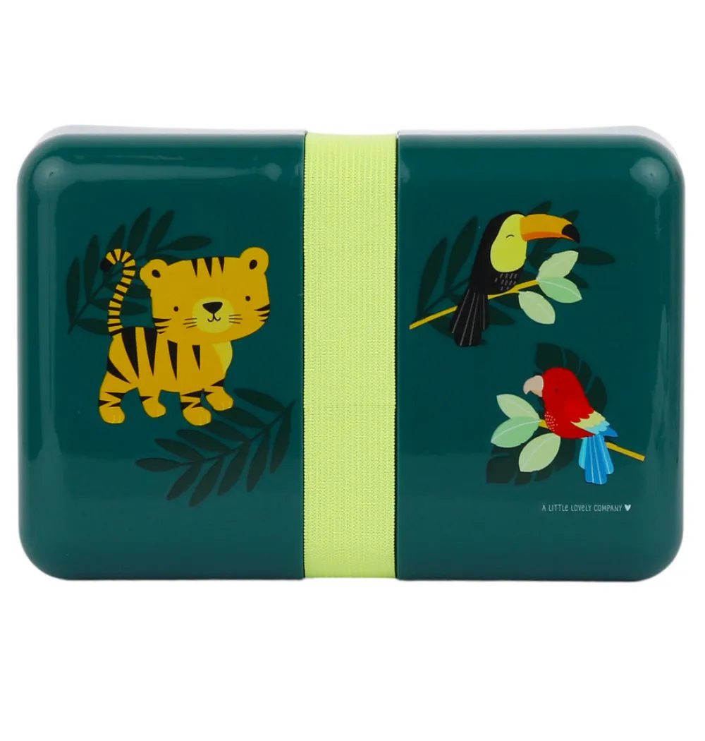 A Little Lovely Company Lunch box - jungle tiger- Madkasser & Drikkedunke
