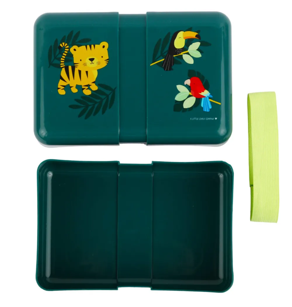 A Little Lovely Company Lunch box - jungle tiger- Madkasser & Drikkedunke