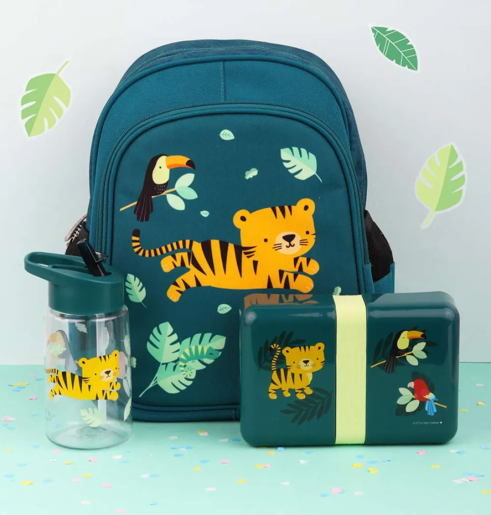 A Little Lovely Company Lunch box - jungle tiger- Madkasser & Drikkedunke