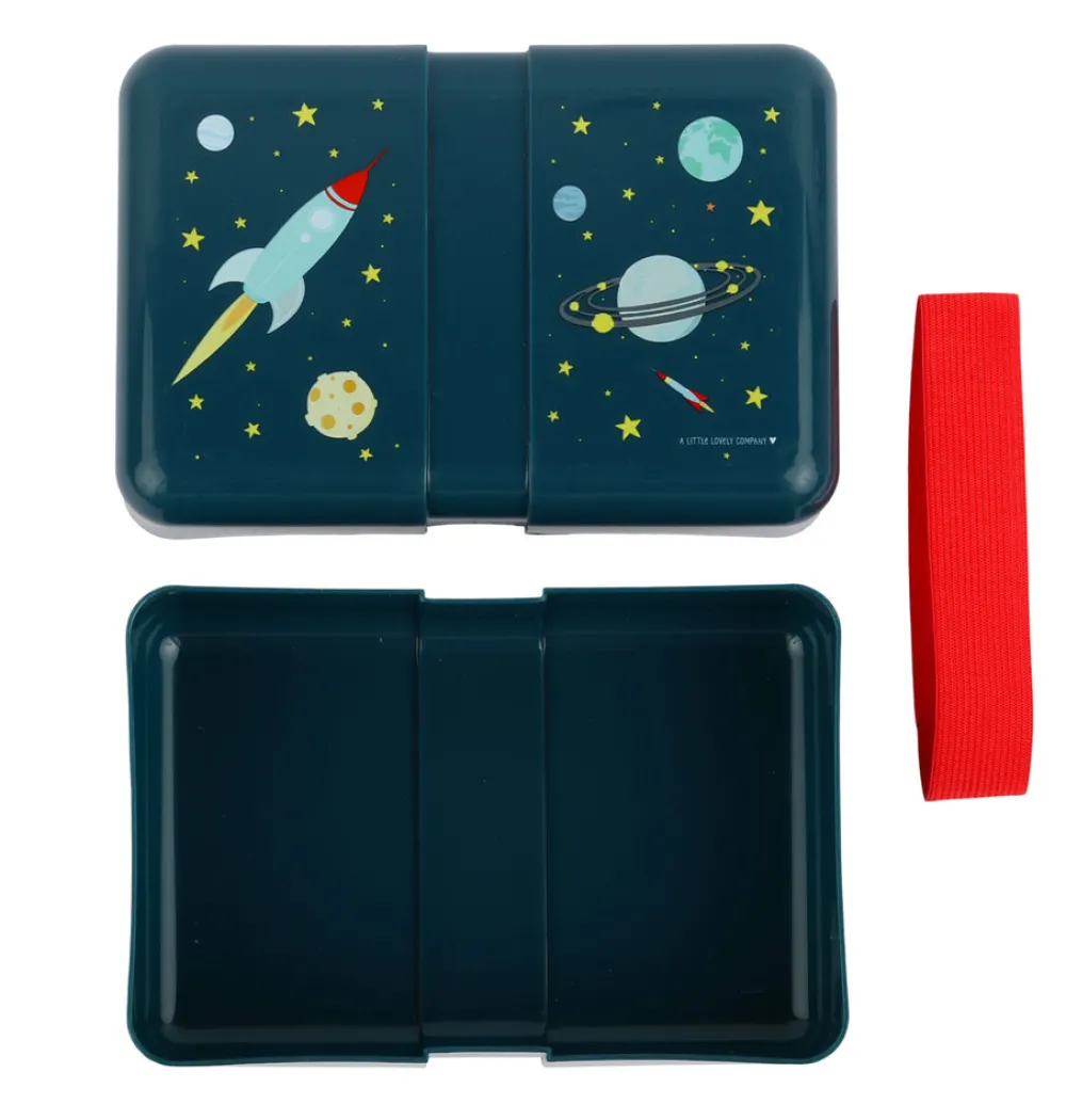 A Little Lovely Company Lunch box - space- Madkasser & Drikkedunke