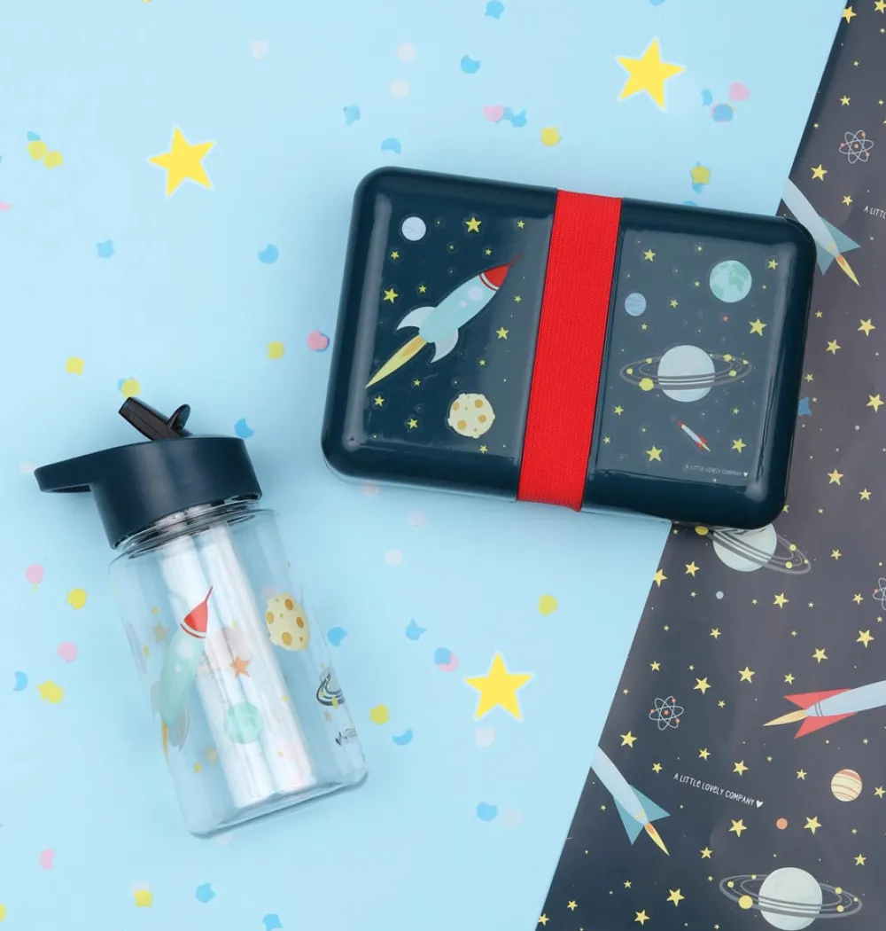 A Little Lovely Company Lunch box - space- Madkasser & Drikkedunke