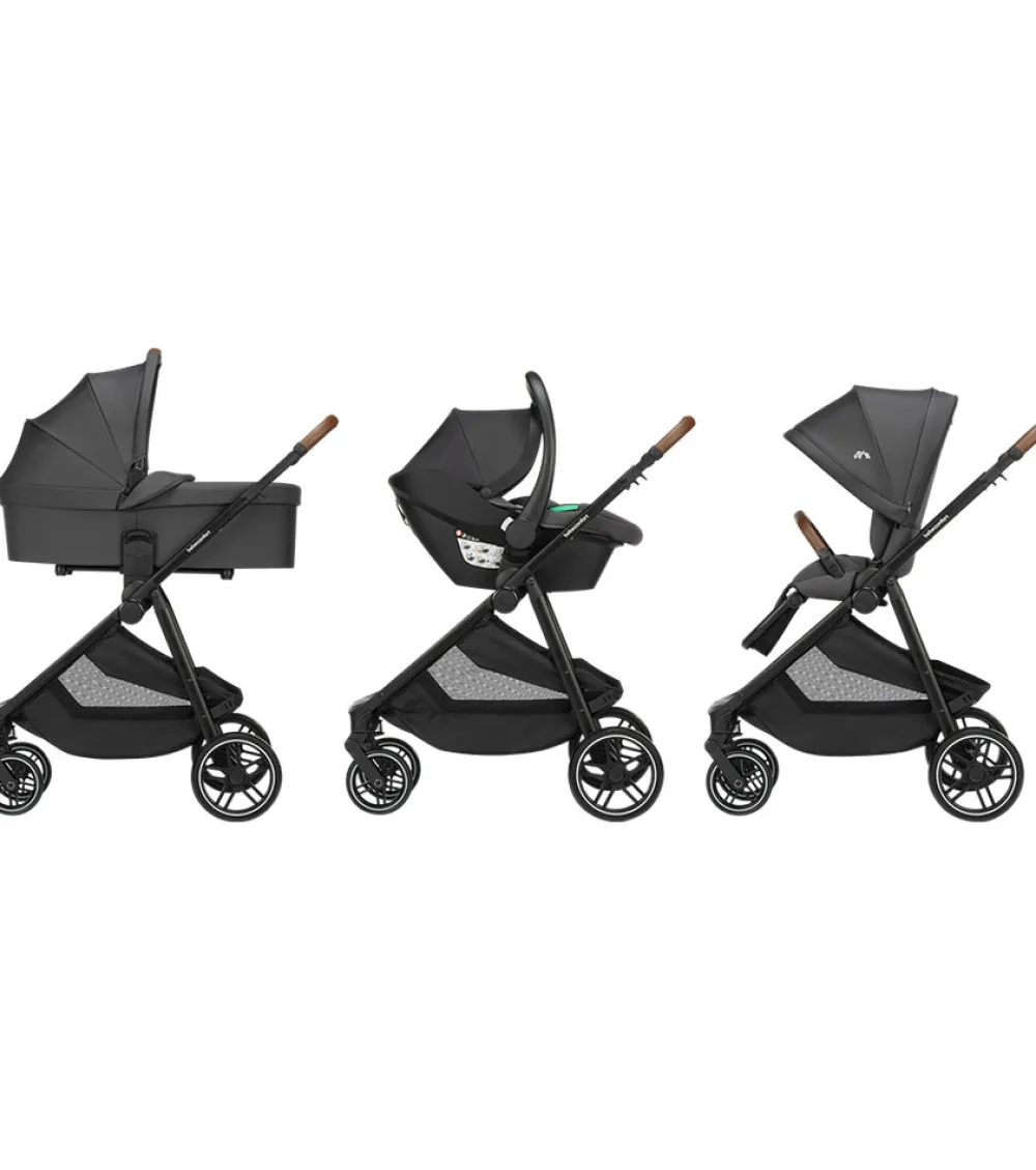 Bebeconfort Luvia trio - Mineral graphite- Kombivognspakker