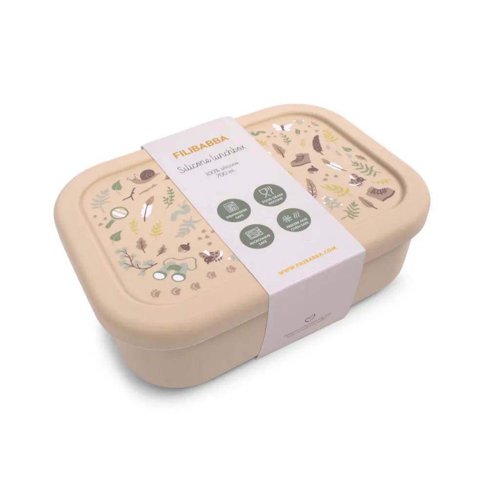 Filibabba Madkasse i silikone - Little wonders- Madkasser & Drikkedunke