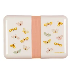 A Little Lovely Company Madkasse med elastik Butterflies- Madkasser & Drikkedunke