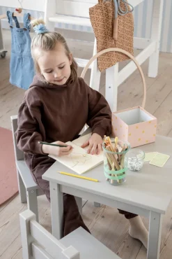 Hoppekids Mads Børnebord - dove grey-Børn Børneborde & Stole