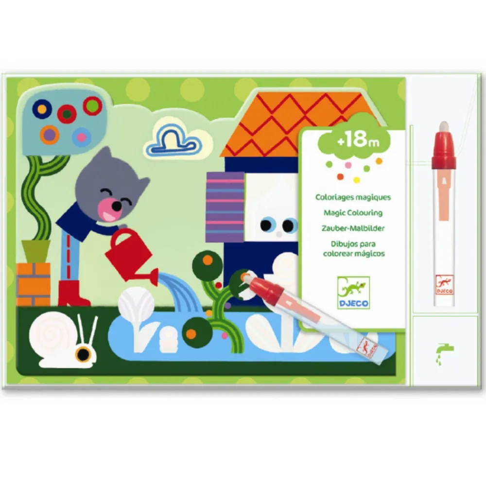 Djeco Magisk farvelægning, Gemt i haven- Kreasæt