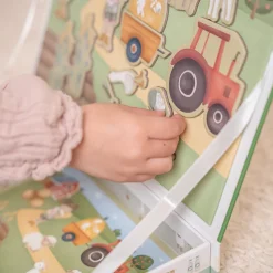 Little Dutch Magnetisk Legebræt - Little Farm- Magnetlegesæt