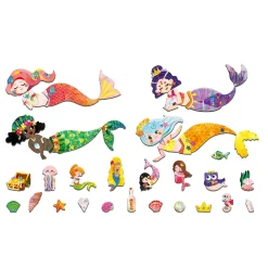 MIEREDU Magnetisk rejsesæt - Havfrue- Magnetlegesæt