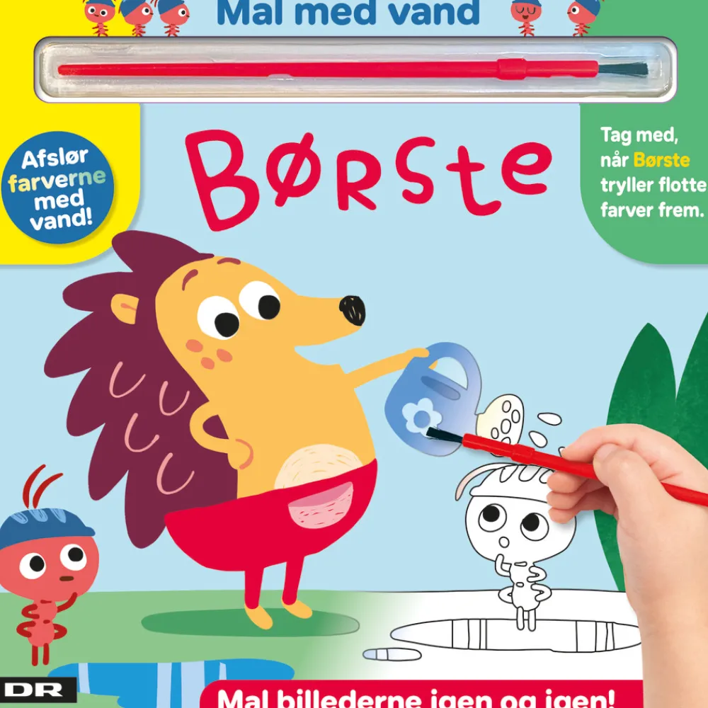 Alvilda Mal med vand - Minisjang - Mal med vand – Børste- Aktivitets- & Malebøger