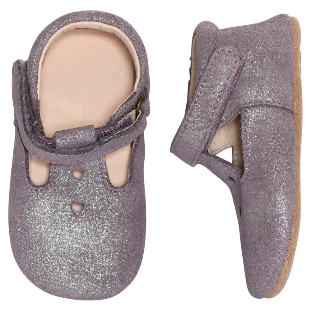 Melton Mary Jane læder slippers - 2501- Hjemmesko