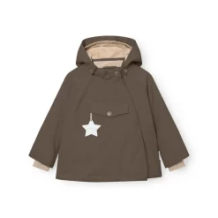 MINI A TURE Matwang Fleeceforet Vinterjakke - Tarmac green- Vinterjakker & Bukser