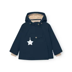 MINI A TURE Matwang Fleeceforet Vinterjakke - Outer space- Vinterjakker & Bukser