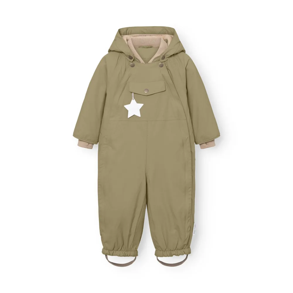 MINI A TURE Matwisti Fleeceforet Flyverdragt - Aloe green- Flyverdragter