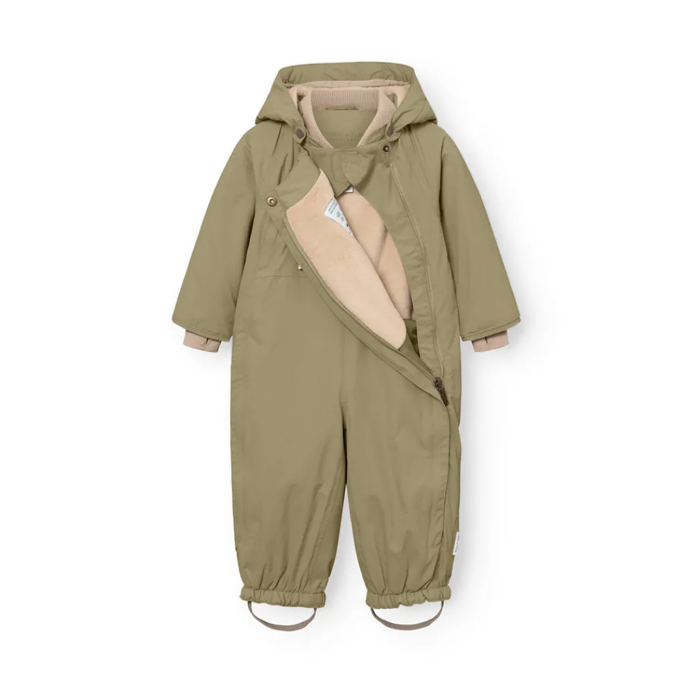 MINI A TURE Matwisti Fleeceforet Flyverdragt - Aloe green- Flyverdragter