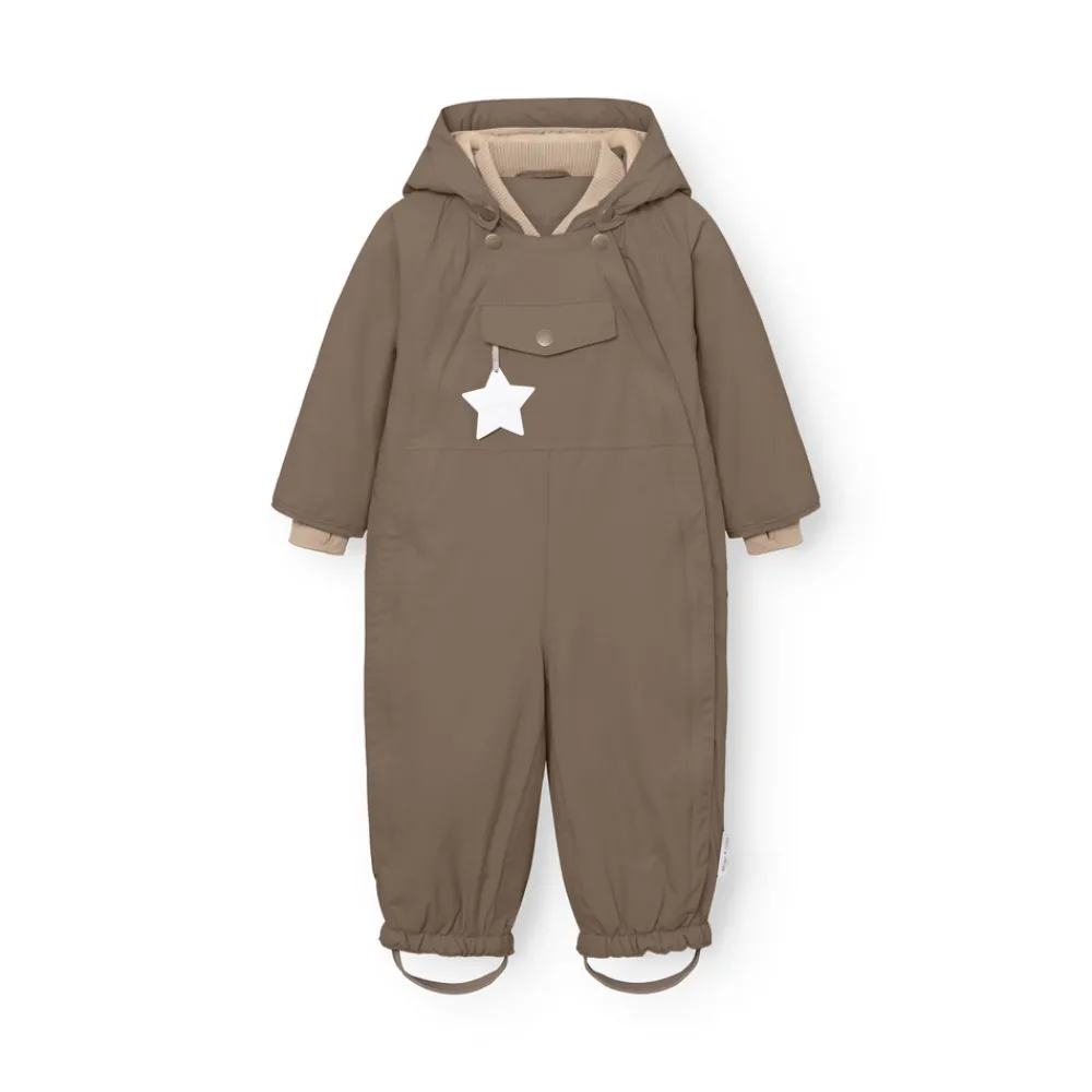 MINI A TURE Matwisti Fleeceforet Flyverdragt - Morel grey- Flyverdragter