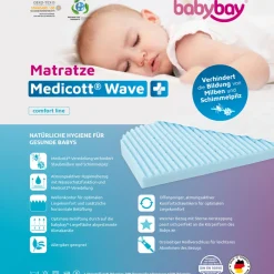 Babybay MediTex Wave madras til Boxspring side by side seng-Børn Madrasser