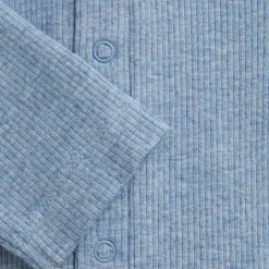 Fixoni Melange Rib Romper Langærmet - 7639- Heldragter U. Fod