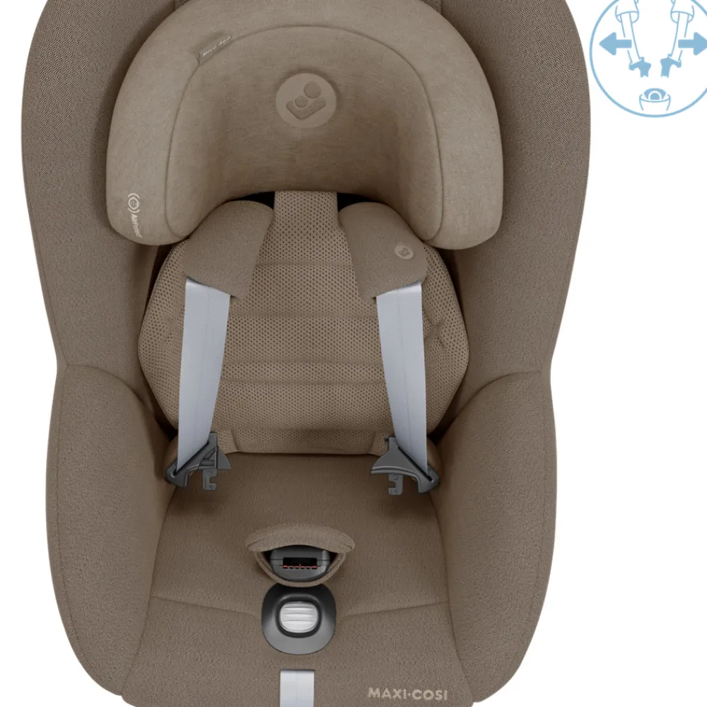 Maxi-Cosi Mica 360 Pro - authentic truffle- Autostole Med Integreret Baser|Autostole 40-125 Cm (0-6 År)