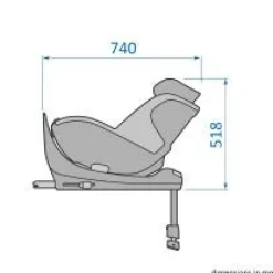 Maxi-Cosi Mica Pro Eco i-Size inkl. babyindsats - authentic black- Autostole Med Integreret Baser|Autostole 40-125 Cm (0-6 År)