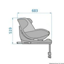 Maxi-Cosi Mica Pro Eco i-Size inkl. babyindsats - authentic black- Autostole Med Integreret Baser|Autostole 40-125 Cm (0-6 År)