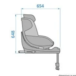 Maxi-Cosi Mica Pro Eco i-Size inkl. babyindsats - authentic black- Autostole Med Integreret Baser|Autostole 40-125 Cm (0-6 År)