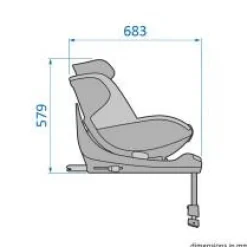 Maxi-Cosi Mica Pro Eco i-Size inkl. babyindsats - authentic black- Autostole Med Integreret Baser|Autostole 40-125 Cm (0-6 År)