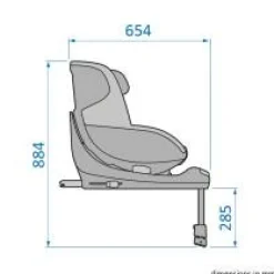 Maxi-Cosi Mica Pro Eco i-Size inkl. babyindsats - authentic black- Autostole Med Integreret Baser|Autostole 40-125 Cm (0-6 År)