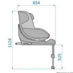 Maxi-Cosi Mica Pro Eco i-Size inkl. babyindsats - authentic black- Autostole Med Integreret Baser|Autostole 40-125 Cm (0-6 År)