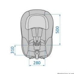 Maxi-Cosi Mica Pro Eco i-Size inkl. babyindsats - authentic black- Autostole Med Integreret Baser|Autostole 40-125 Cm (0-6 År)