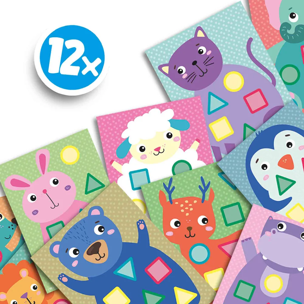 Ses Creative Min første - Klistermærkemosaik- Kreasæt