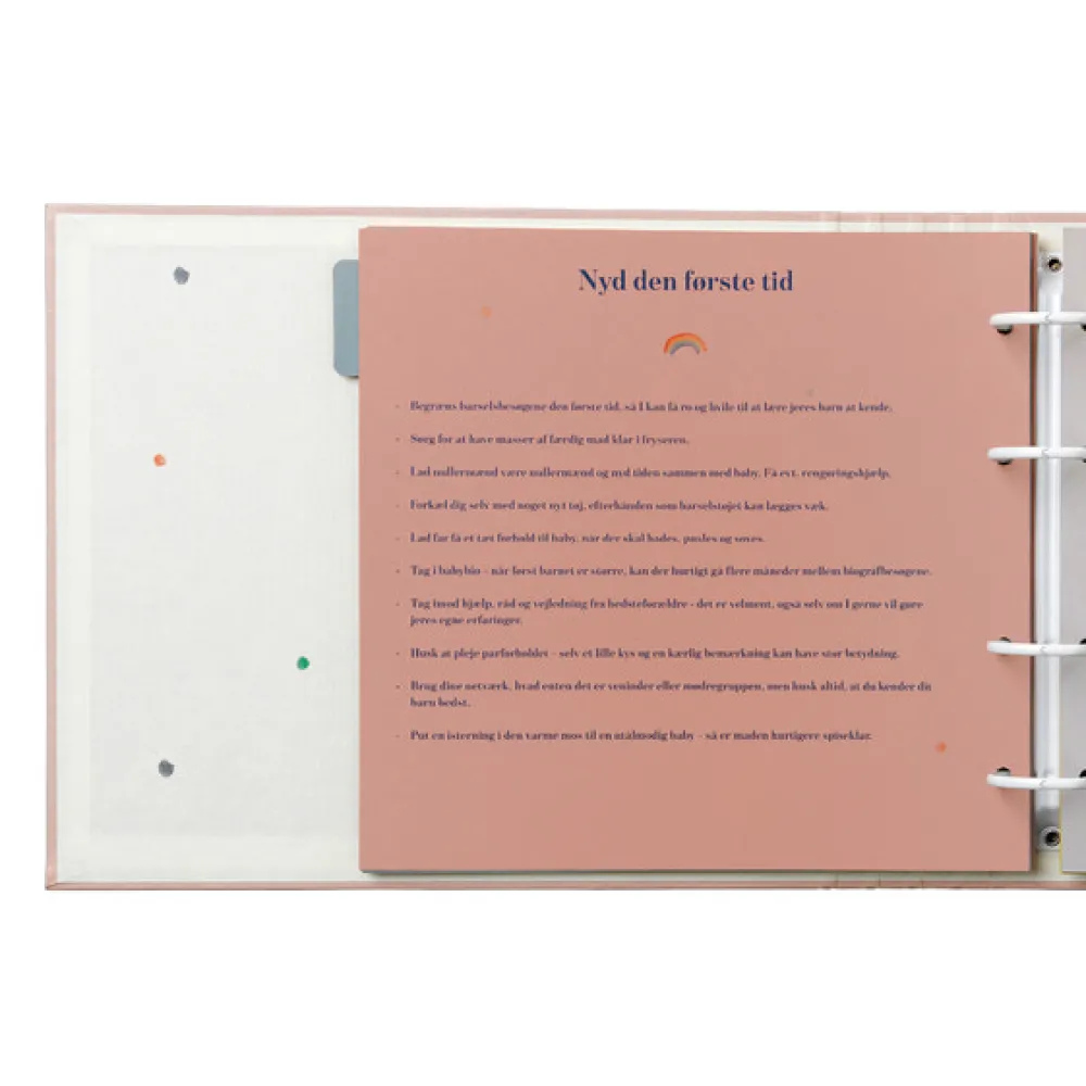 Specialday Mine første år - Minder Og Gemmer - rosa- Barnets Bog