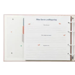 Specialday Mine første år - Minder Og Gemmer - creme- Barnets Bog