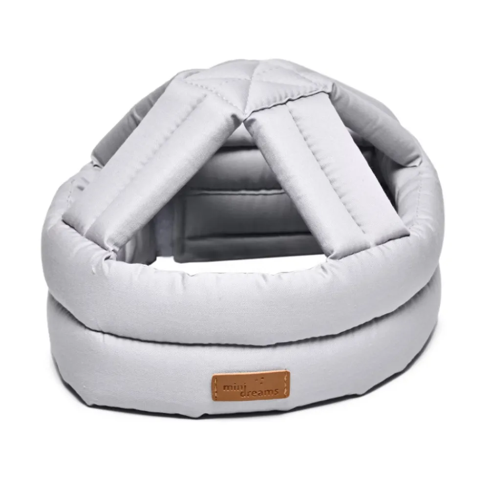 MINIDREAMS Hovedbeskyttelses hjelm baby grå- Sikkerhed I Hjemmet