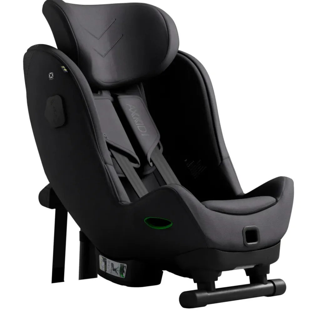 AXKID Minikid 4 Max Arctic Mist Grey- Autostole 61-105 Cm (3 Mdr.-4 År)