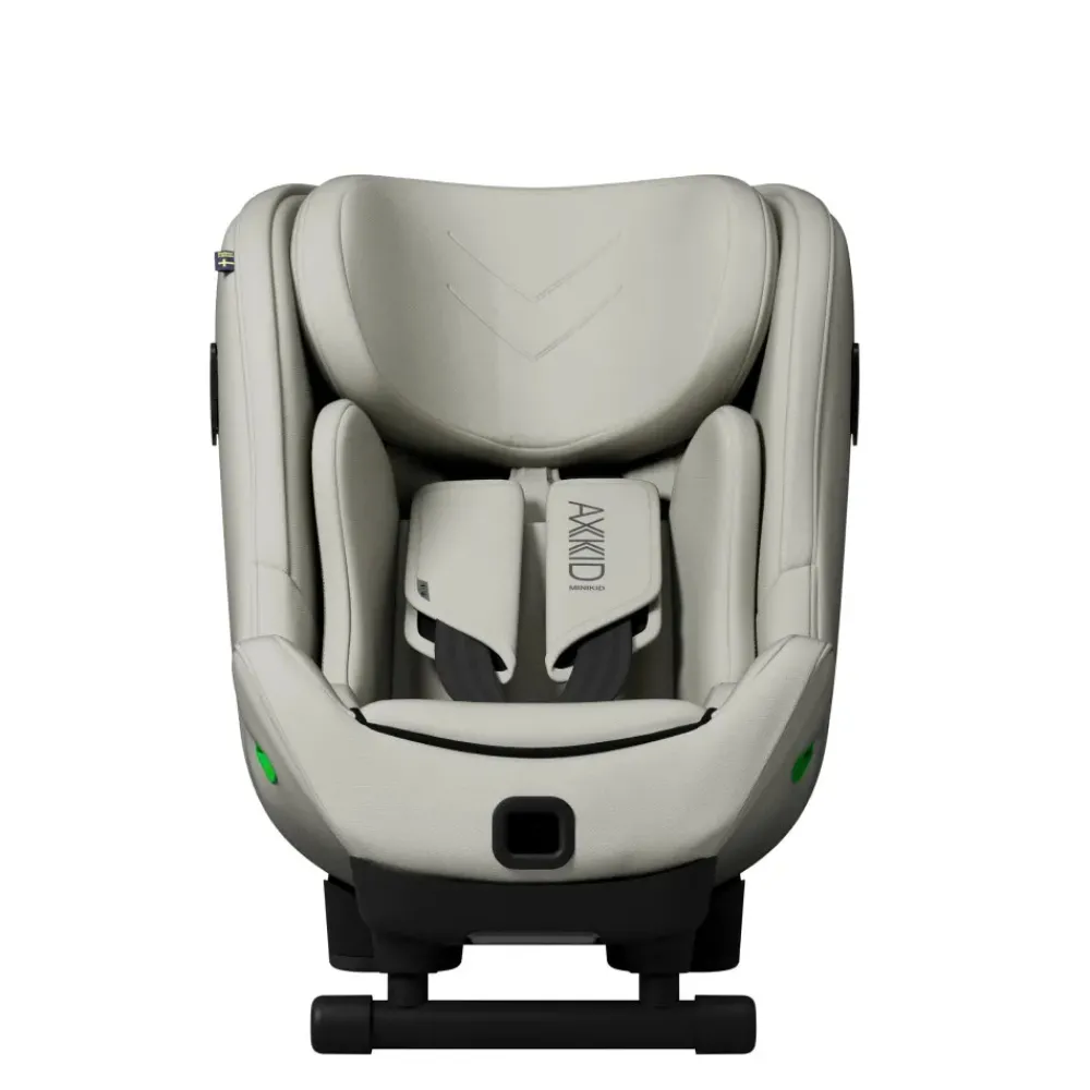 AXKID Minikid 4 Max Beachgrass Beige- Autostole 61-105 Cm (3 Mdr.-4 År)