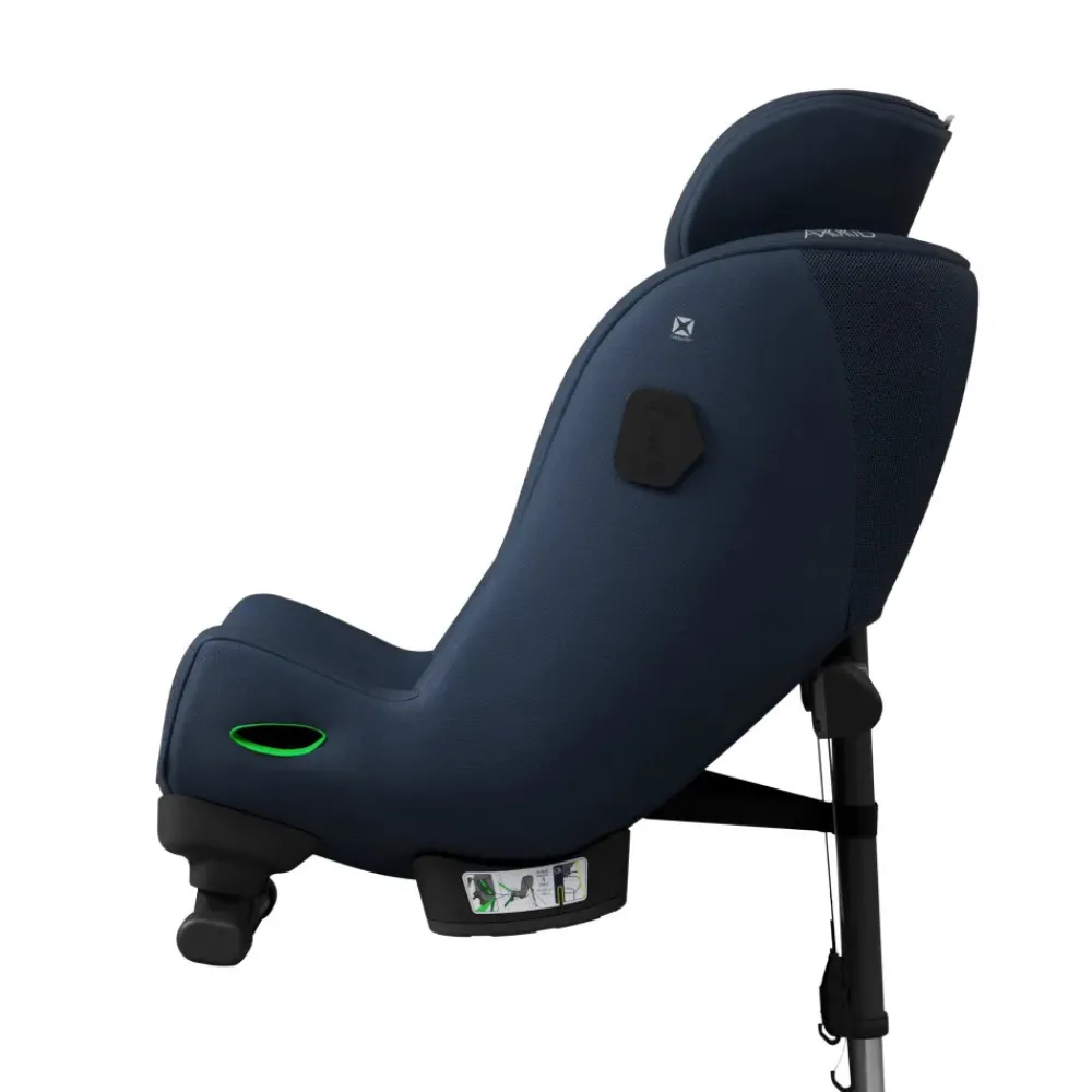 AXKID Minikid 4 Max Glacier Lake Blue- Autostole 61-105 Cm (3 Mdr.-4 År)