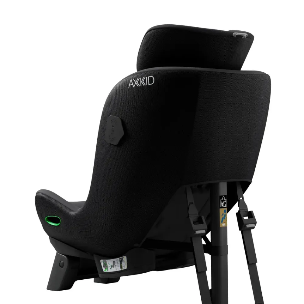 AXKID Minikid 4 Pro Arctic Mist Grey- Autostole 61-105 Cm (3 Mdr.-4 År)
