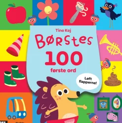 Alvilda Minisjang - Børstes 100 første ord-Løft flapperne-Børn Børnebøger