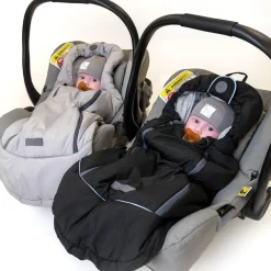 NORDBABY Mity kørepose til autostol - grey- Køreposer Til Autostol