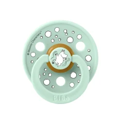 BIBS Moomin Colour Sut 2pk Latex Str 2 - Mint- Sutter