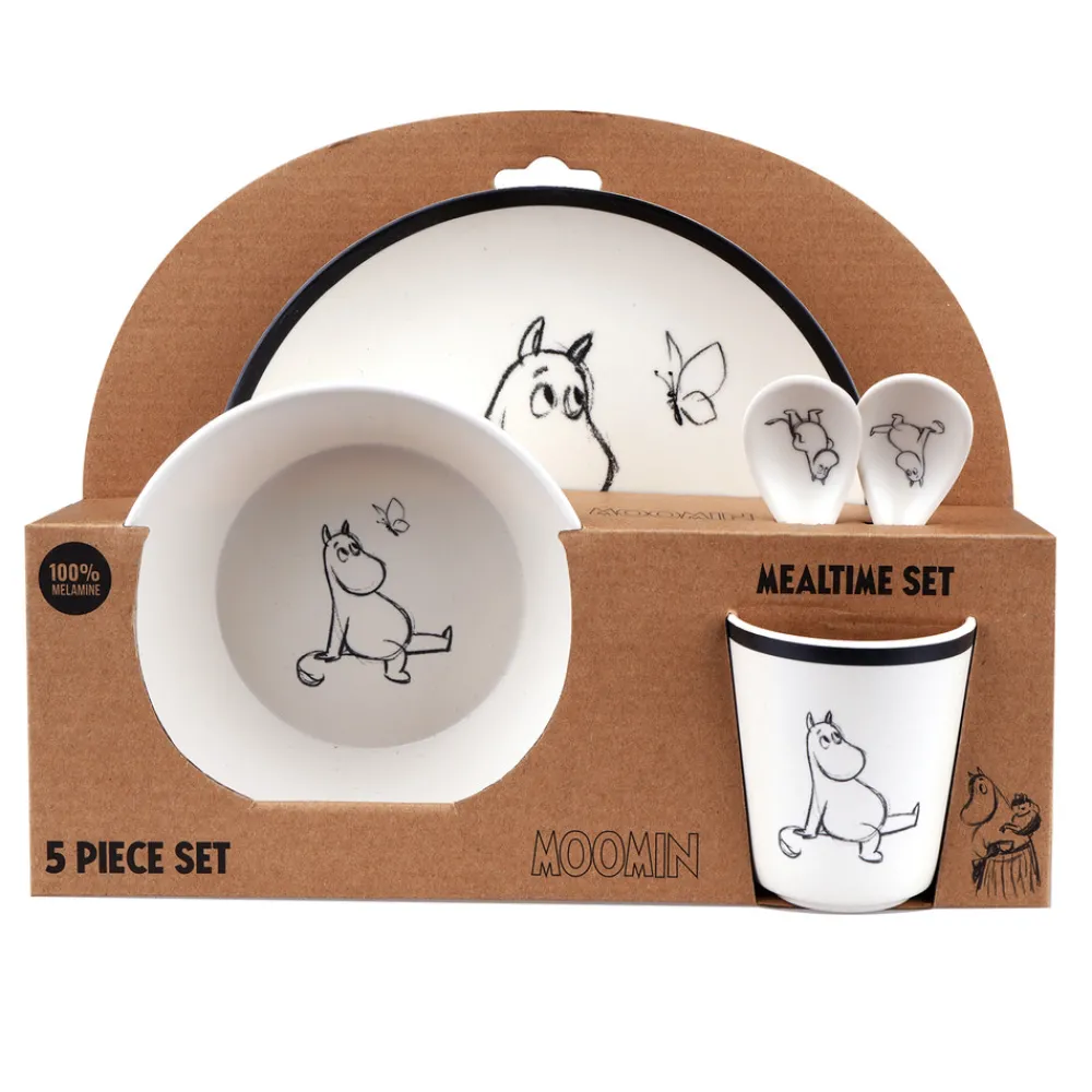 Barbo Toys Moomin Melamine 5 pcs Mealtime set- Service